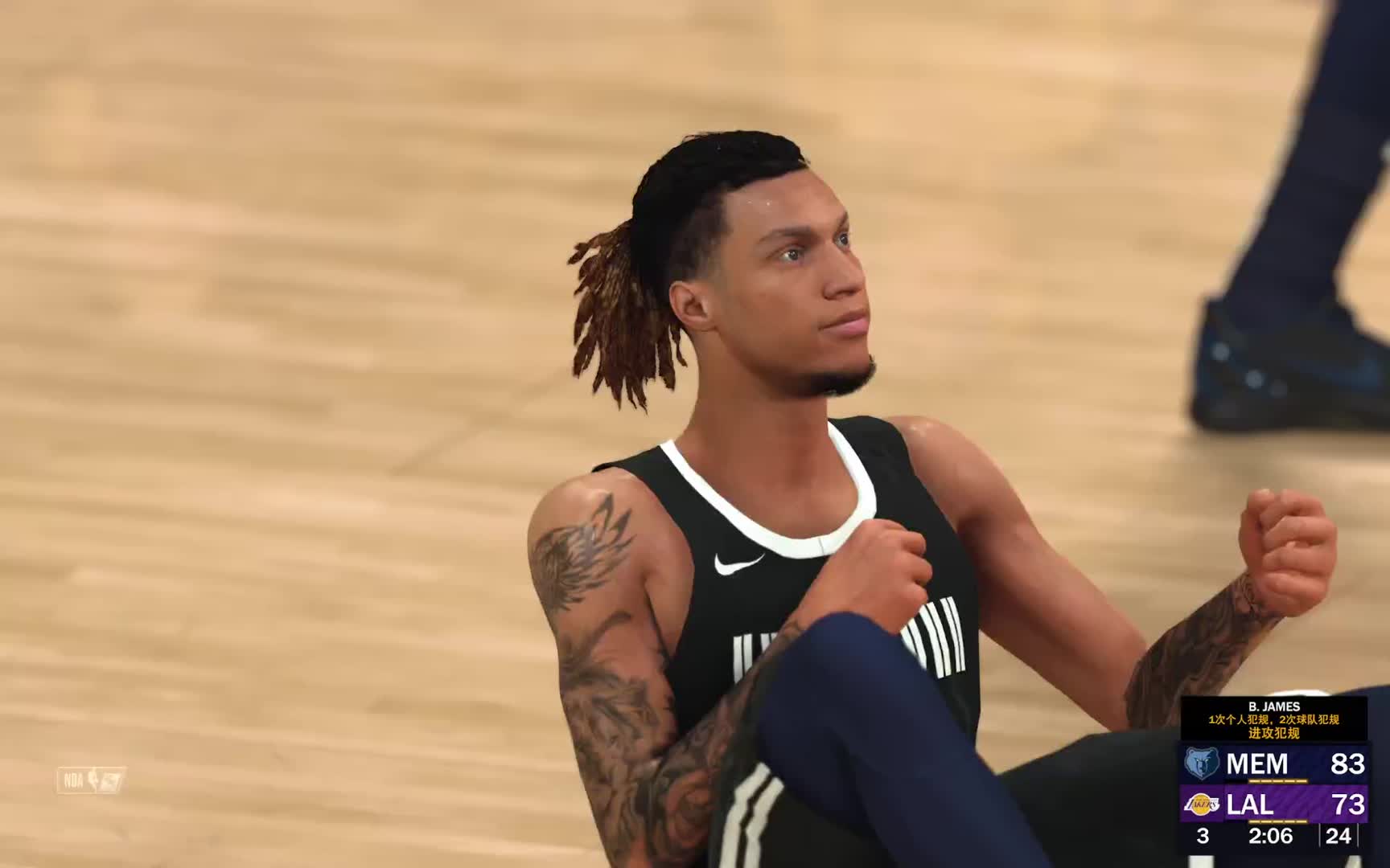 第一赛季-附加赛 西区首轮 灰熊vs湖人 120-115