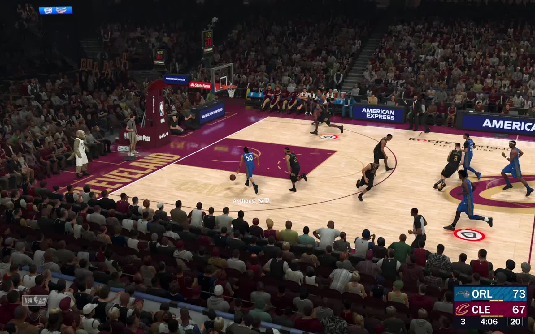 第一赛季-附加赛 东区第七名排位赛 魔术vs骑士 101-105