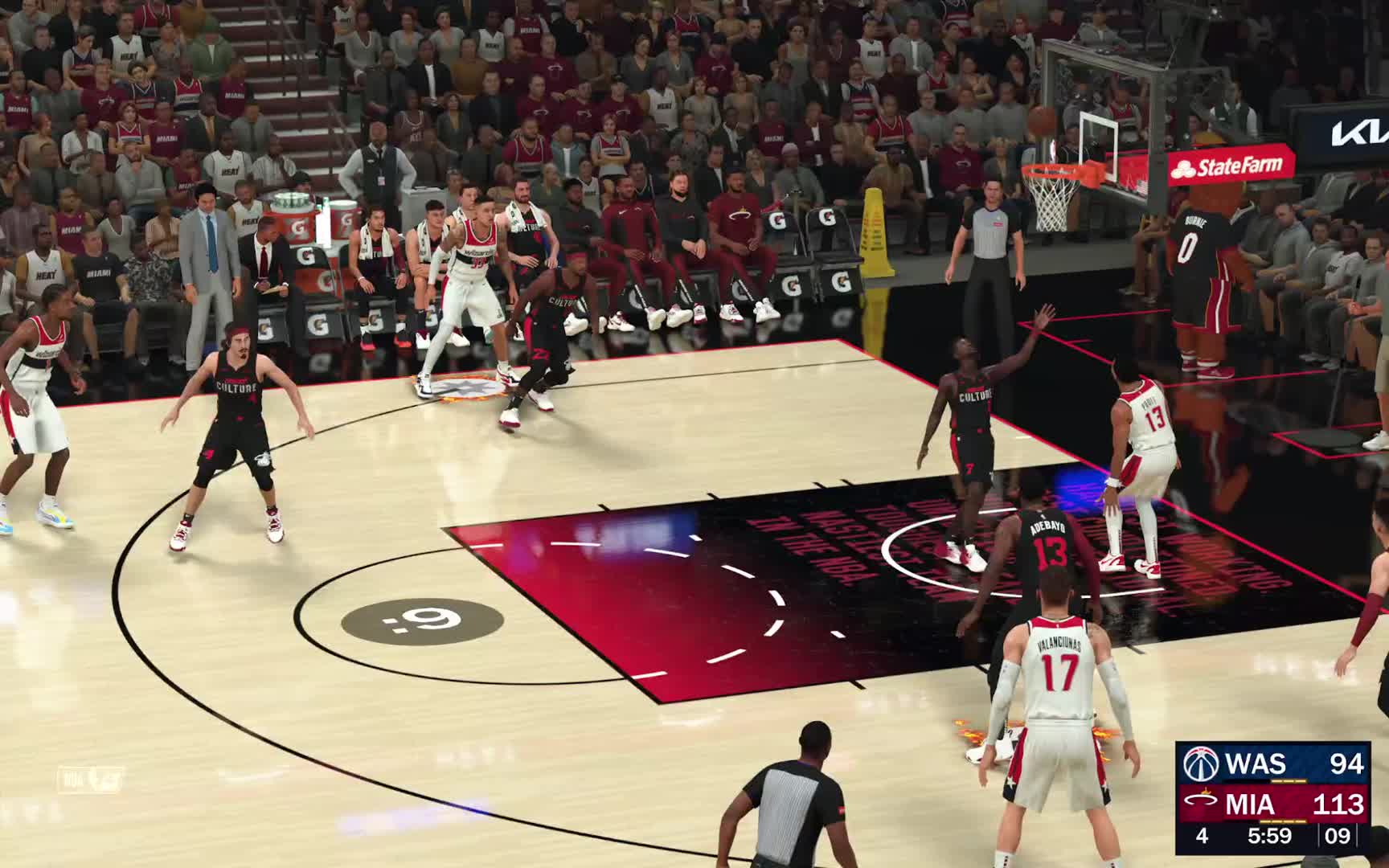 第一赛季-附加赛 东区首轮 奇才vs热火 115-125