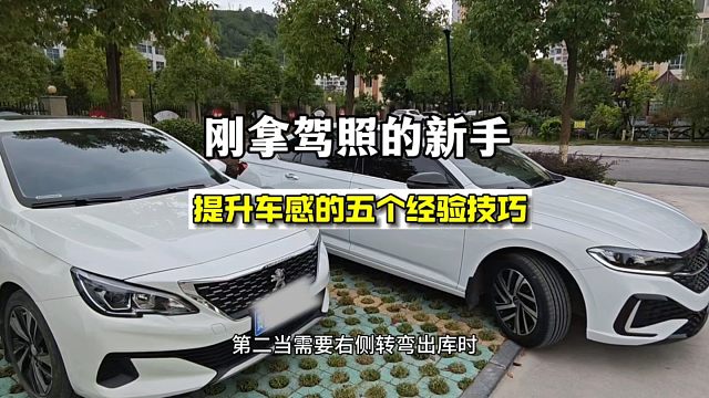 刚拿驾照的新手，提升车感的几个实用技巧