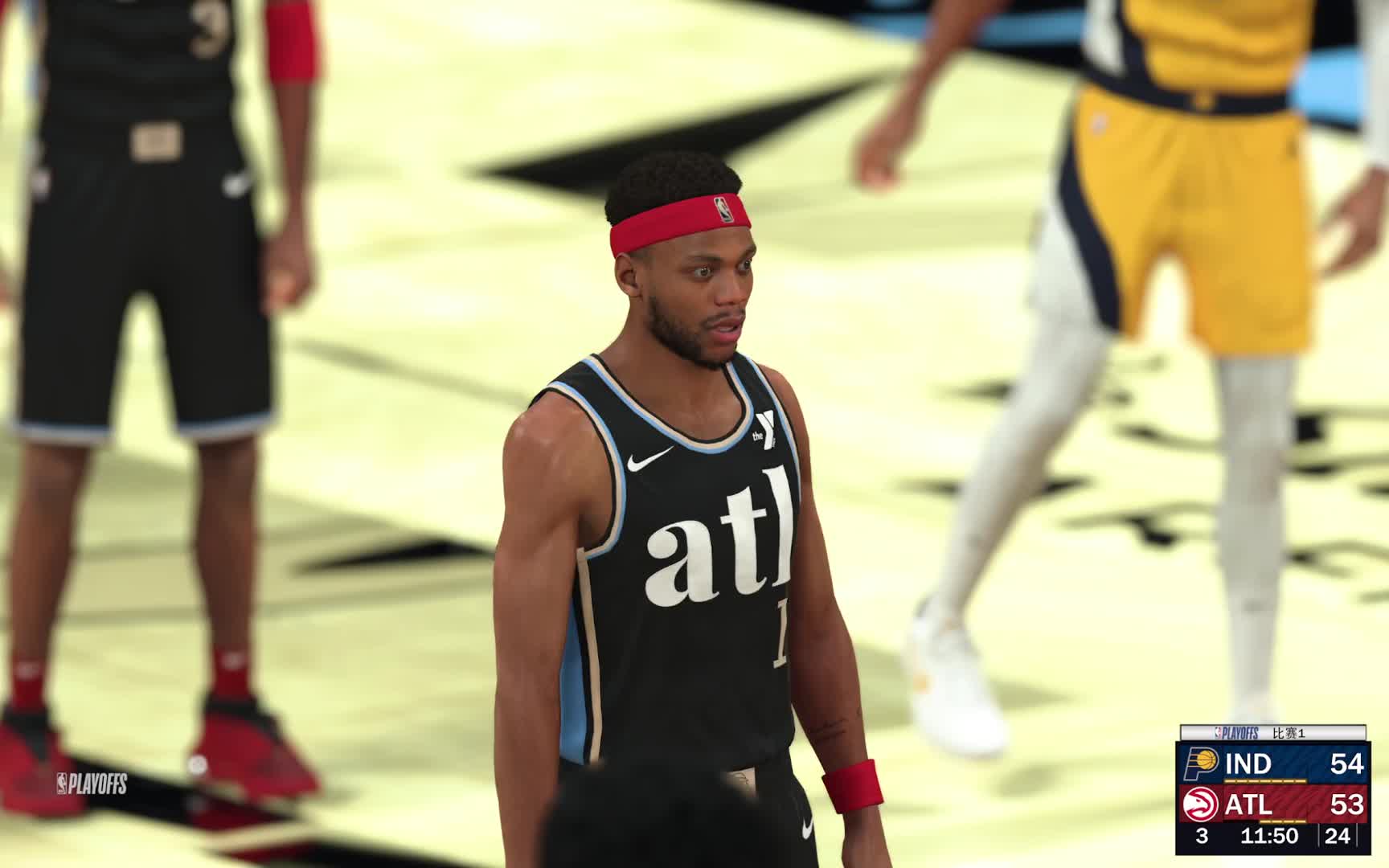 第一赛季-季后赛 东区首轮G1 步行者vs老鹰 106-117