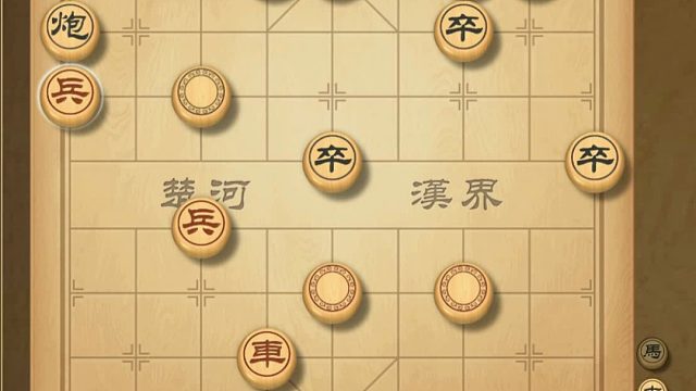 揭棋-第9回合我平车8路对子. 黑方如何应对为正确选择. 感觉马踩上去还是很大麻烦. 对方居然连续弃