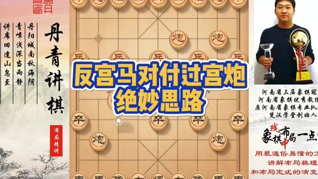 反宫马对付过宫炮的绝妙思路！如何快速提升象棋水平系统学棋？如何学习布局，中局，残局？少走弯路，真心教