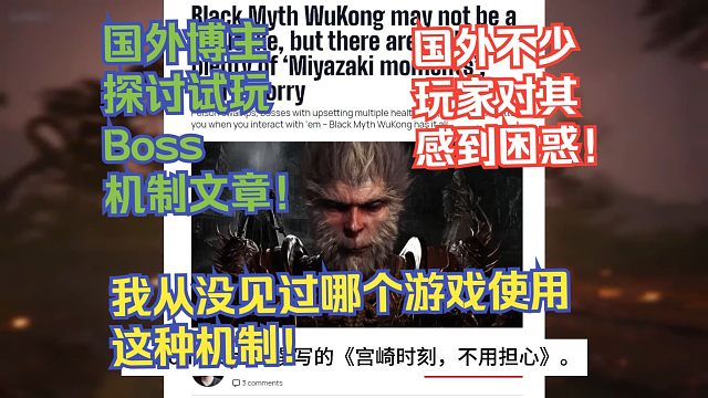 【熟肉】国外博主探讨试玩Boss机制文章！国外不少玩家对其感到困惑！我从没见过哪个游戏使用这种机制！