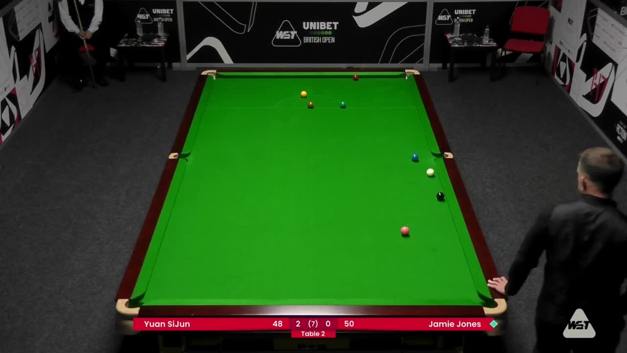 袁思俊vs杰米·琼斯 2024斯诺克英国公开赛资格赛-清流