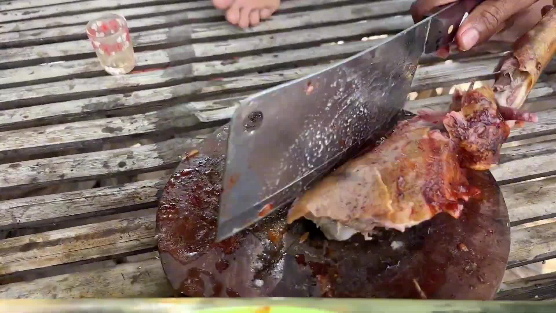 来来来来烤肉 #我的乡村生活 #农村生活 #农村柴火灶 #农村美食