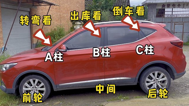 转弯看A柱，出库看B柱，倒车看C柱，提升城管就是这么简单