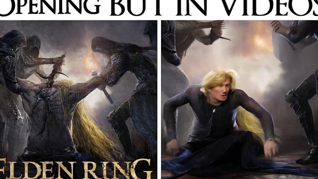 用AI把老头环开场CG变成动画