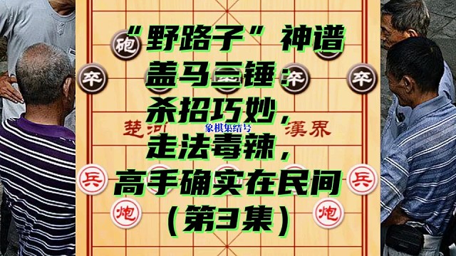 “野路子”神谱盖马三锤：杀招巧妙走法毒辣，高手确实在民间（3）