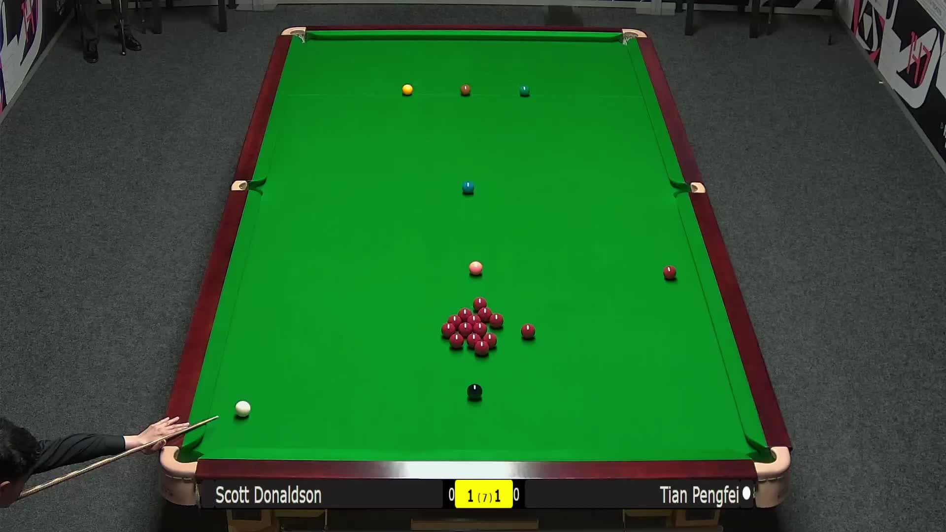 斯科特·唐纳森VS田鹏飞 2024斯诺克英国公开赛资格赛-清流
