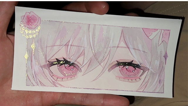 一口气画三个眼睛条