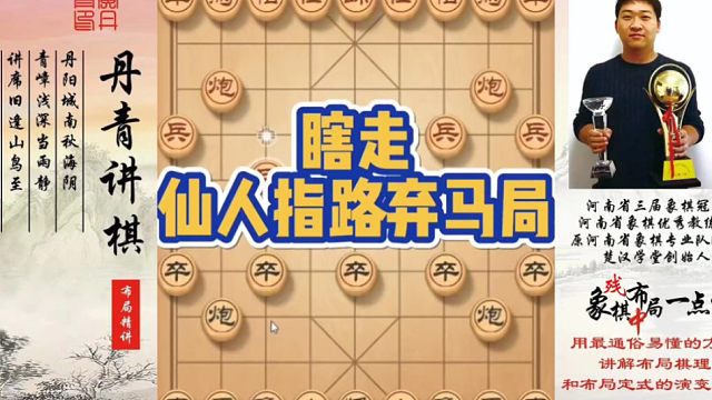 瞎走，仙人指路弃马局！如何快速提升象棋水平系统学棋？如何学习布局、中局、残局？少走弯路，真心教棋，带