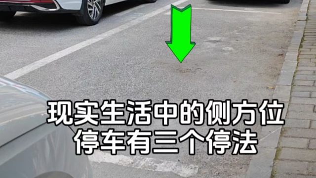 现实版侧方停车，3种技巧，看看你适合哪一种？