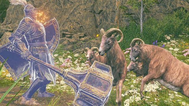 以防你不知道老头环里的山羊有多离谱 艾尔登法环 黄金树幽影