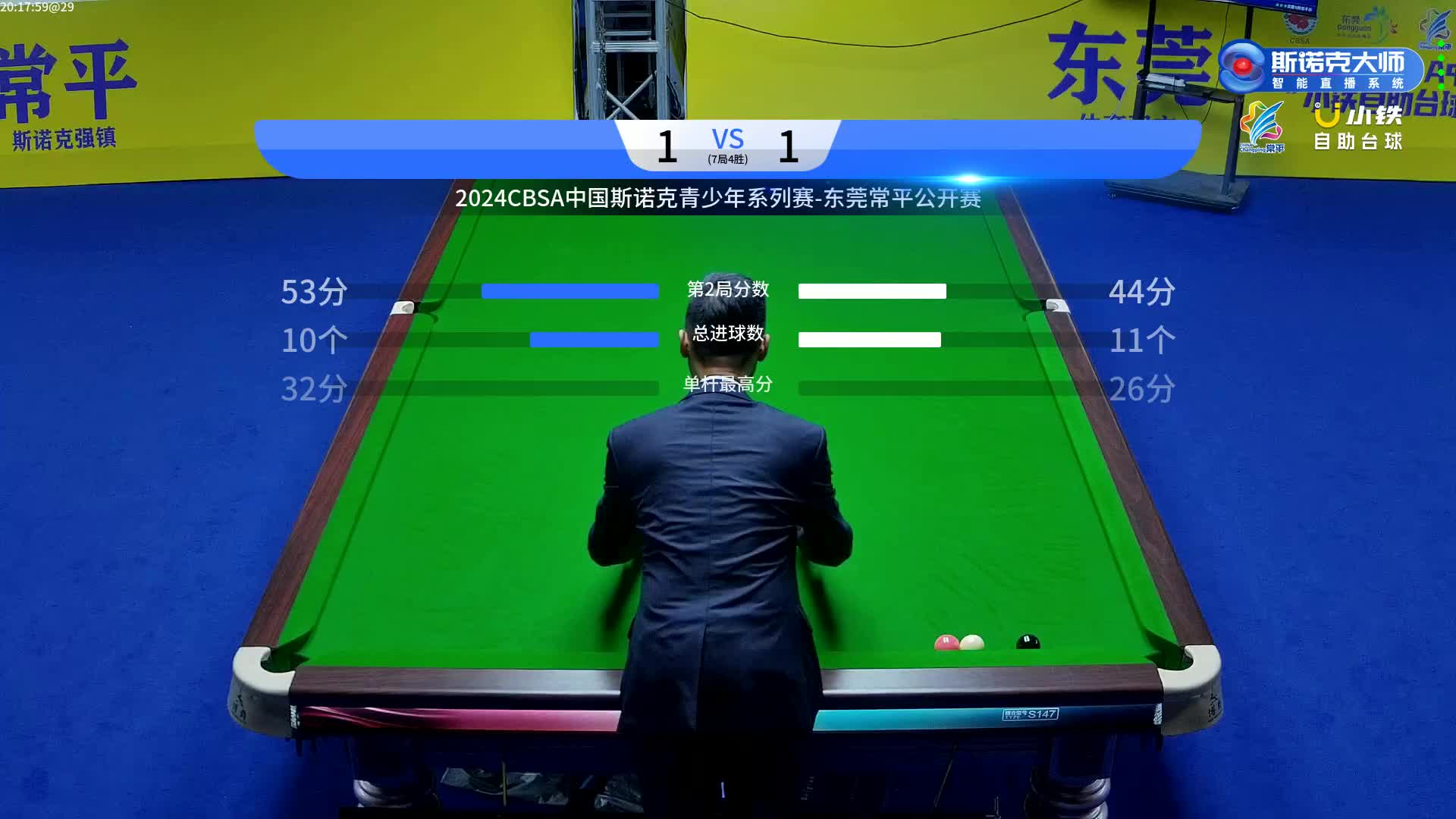 刘林昊vs王宇航 2024中青赛少年组东莞站 清流