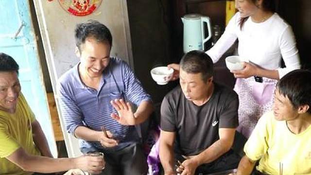 热闹的一天 #我的乡村生活 #邻里关系 #原创视频