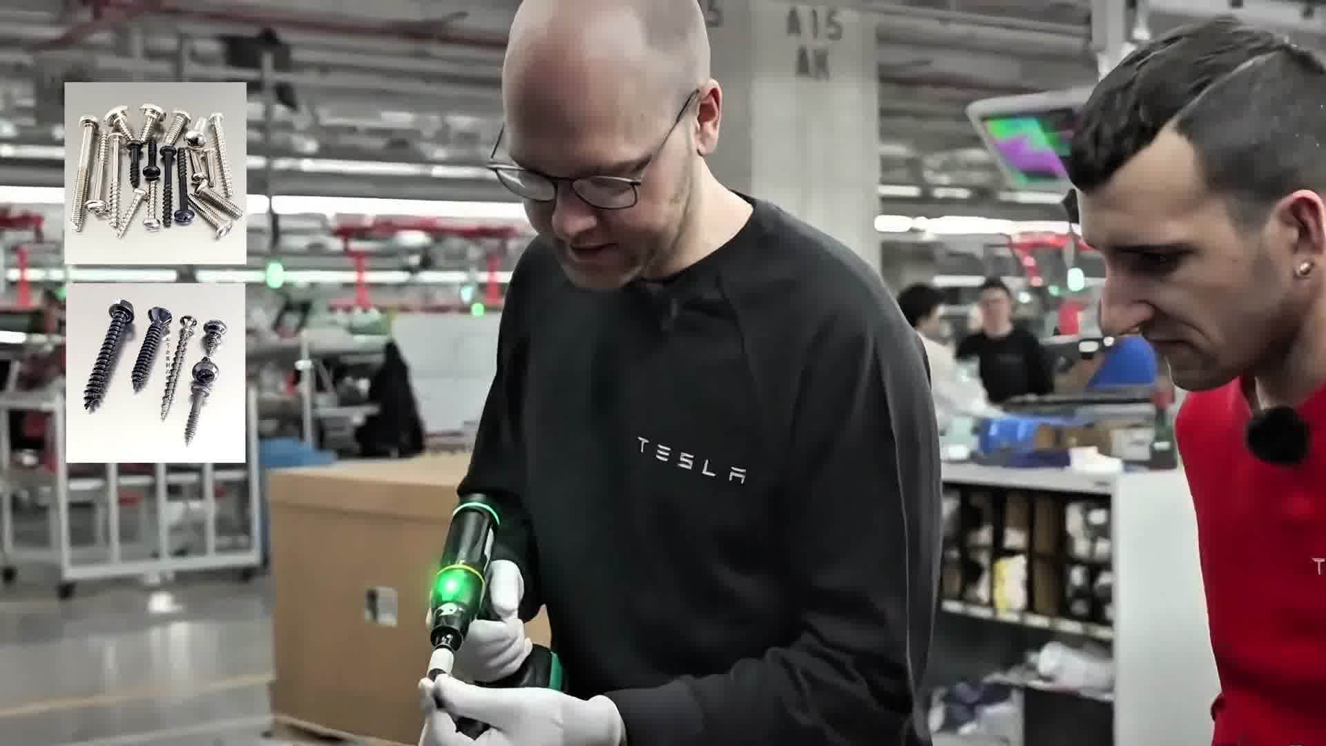 老外很多打螺丝的岗位都是经过专业培训的工程师在操作，每颗螺丝拧几下都有明确要求。