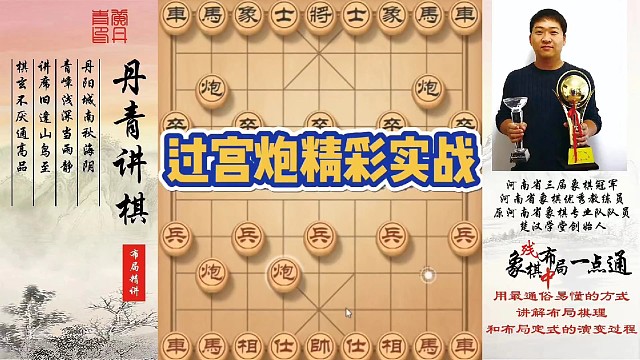 过宫炮精彩实战！如何快速提升象棋水平系统学棋？如何学习布局，中局，残局？少走弯路，真心教棋，带你上业