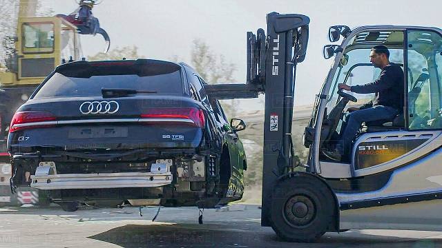 【FRAME】奥迪在欧洲的大型回收工厂处理回收车辆再利用流程一览