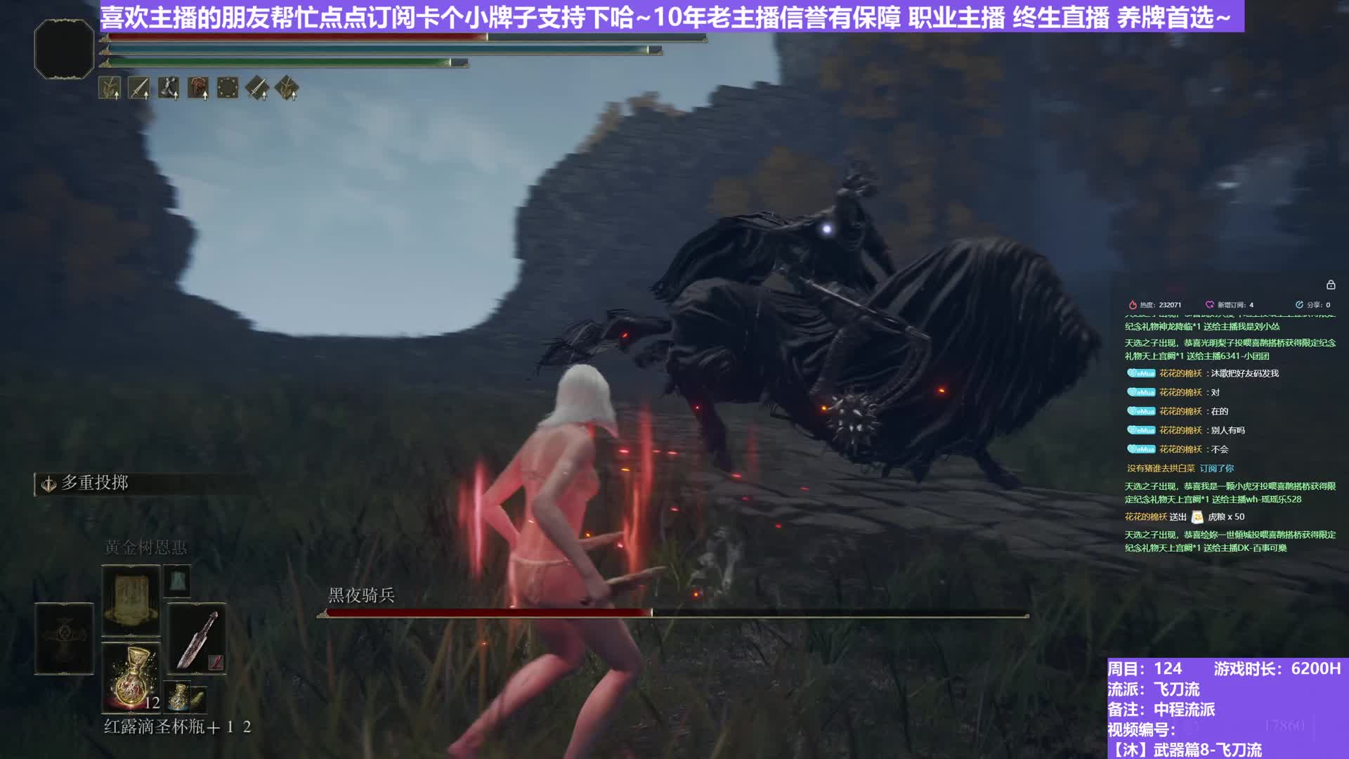 【沐】武器篇8-飞刀流番外篇10-2 夜骑2（中/进程环境：中/中）