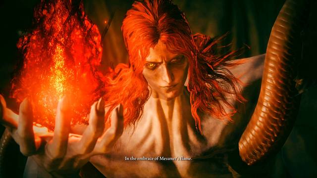 《艾尔登法环》移除衣物后的BOSS过场动画