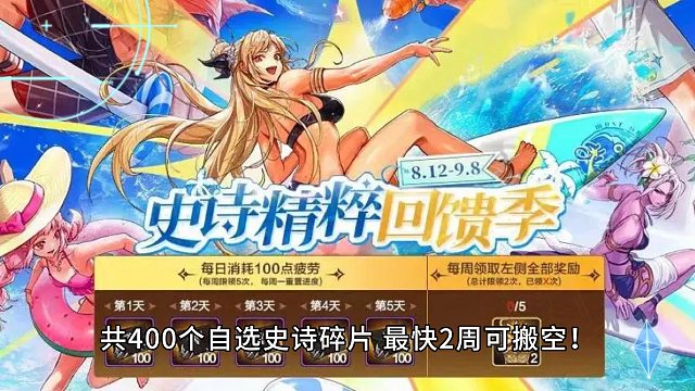 DNF手游：4次特别闪光、400自选碎片、2000张深渊票