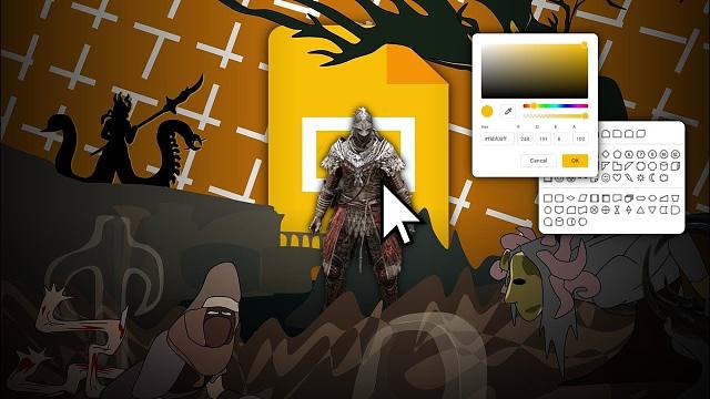 用谷歌PPT做的老头环动画