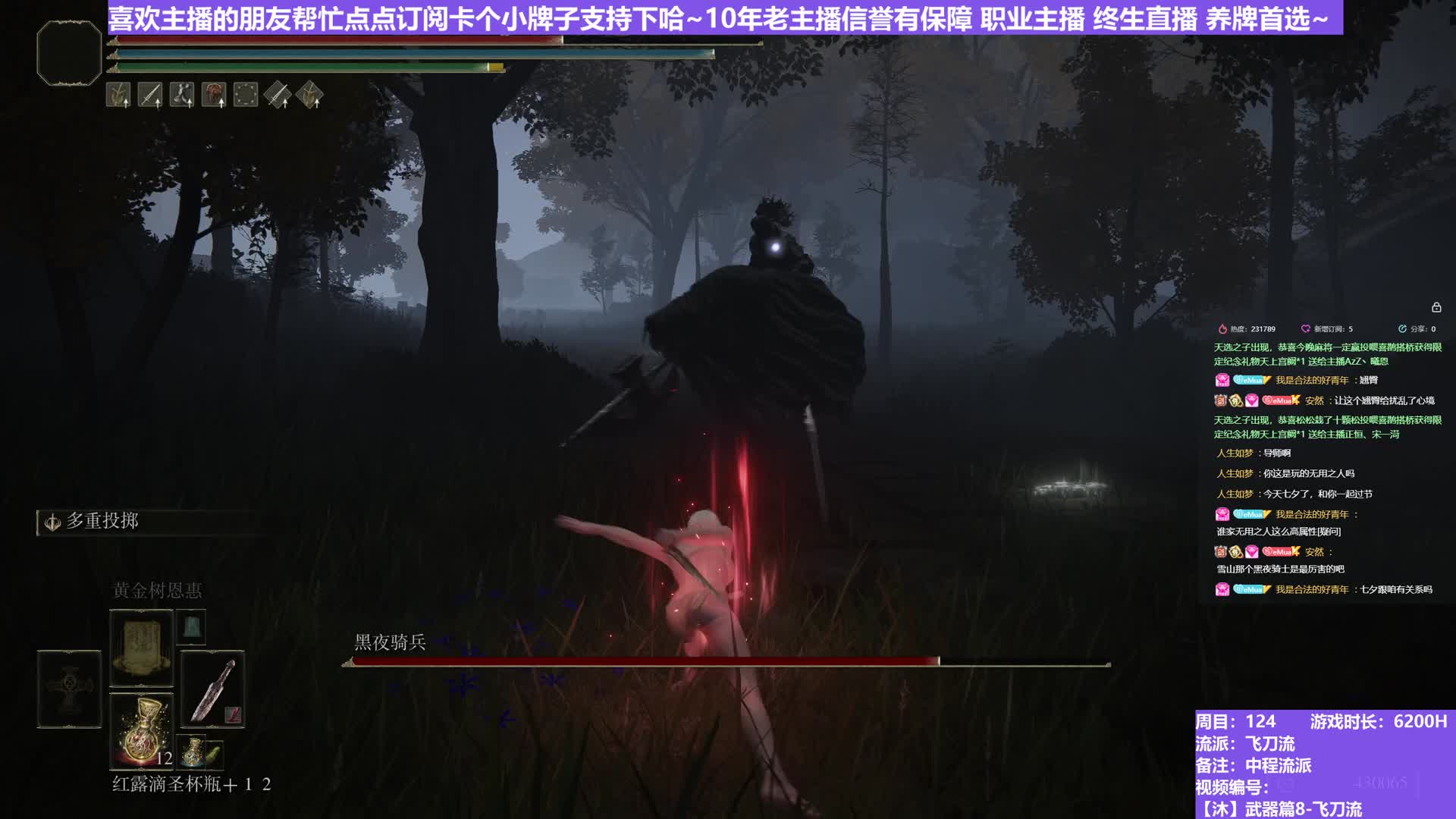 【沐】武器篇8-飞刀流番外篇10-3 夜骑3（中/进程环境：中/中）