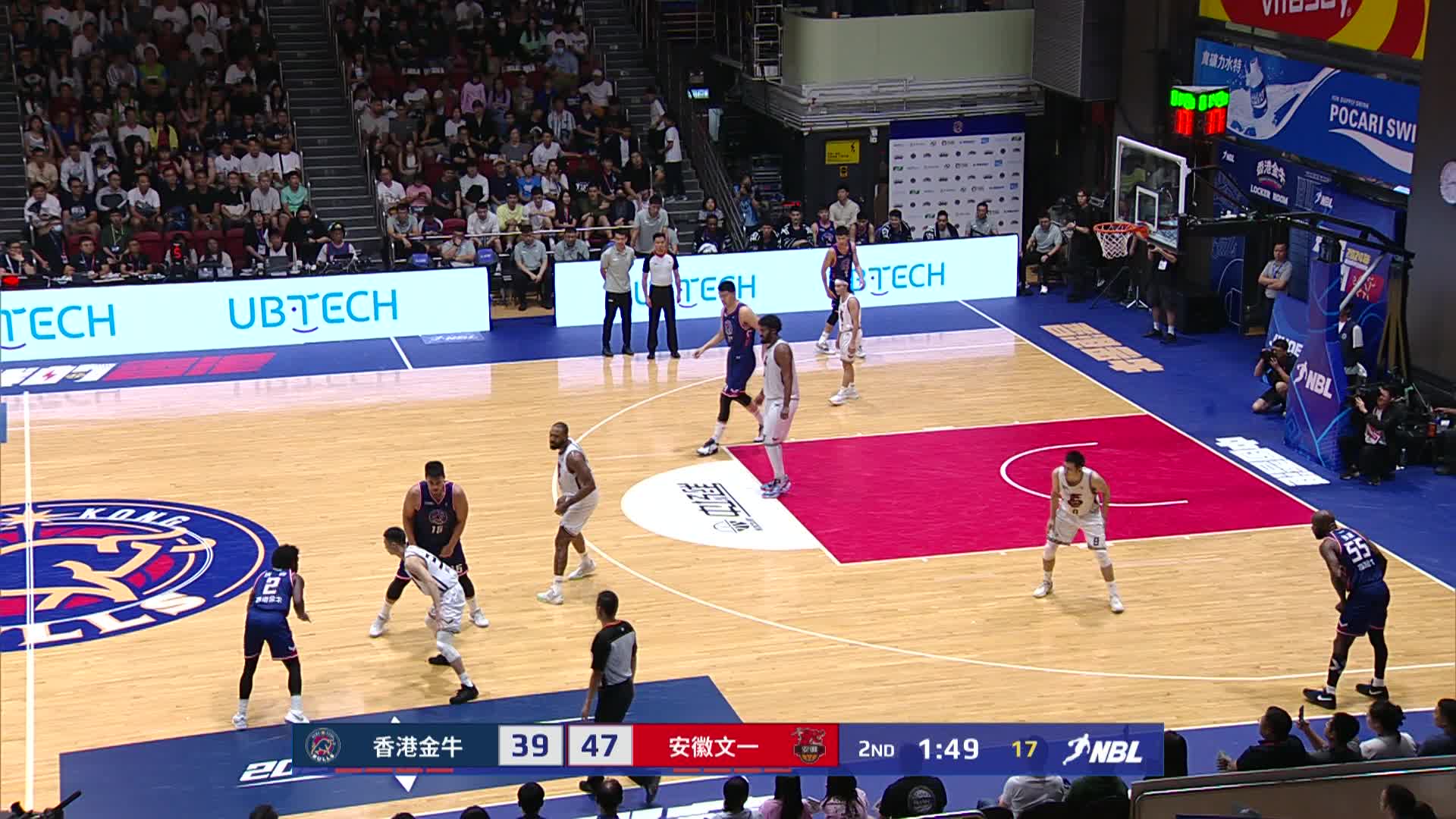 8月15日 2024NBL常规赛第二十四轮香港金牛VS安徽文一