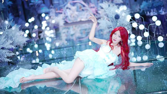 【生日作】绝美 深海人鱼公主 在泡沫上起舞~Underwater 权恩妃 地下水