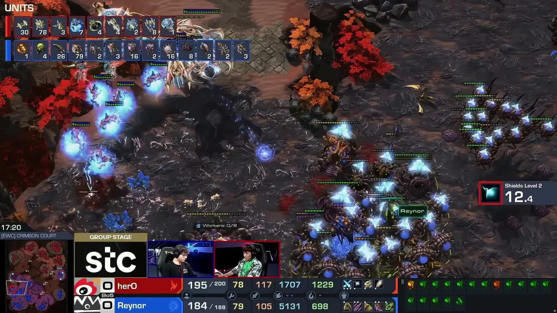 herO vs Reynor EWC星际争霸小组赛