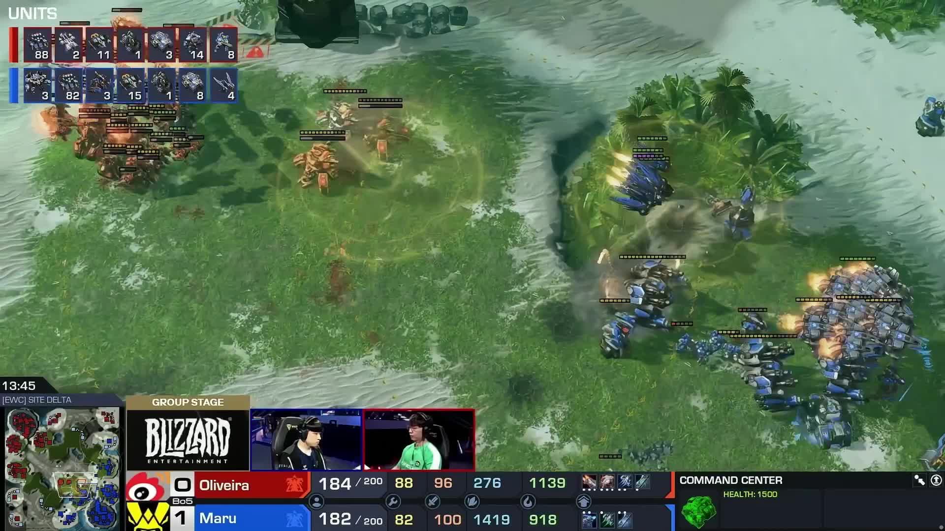 Maru vs Oliveira EWC星际争霸小组赛