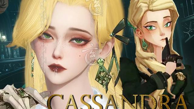 【逆水寒手游限免】斯莱特林拽姐·卡珊德拉 春日续曲蛇院染色分享