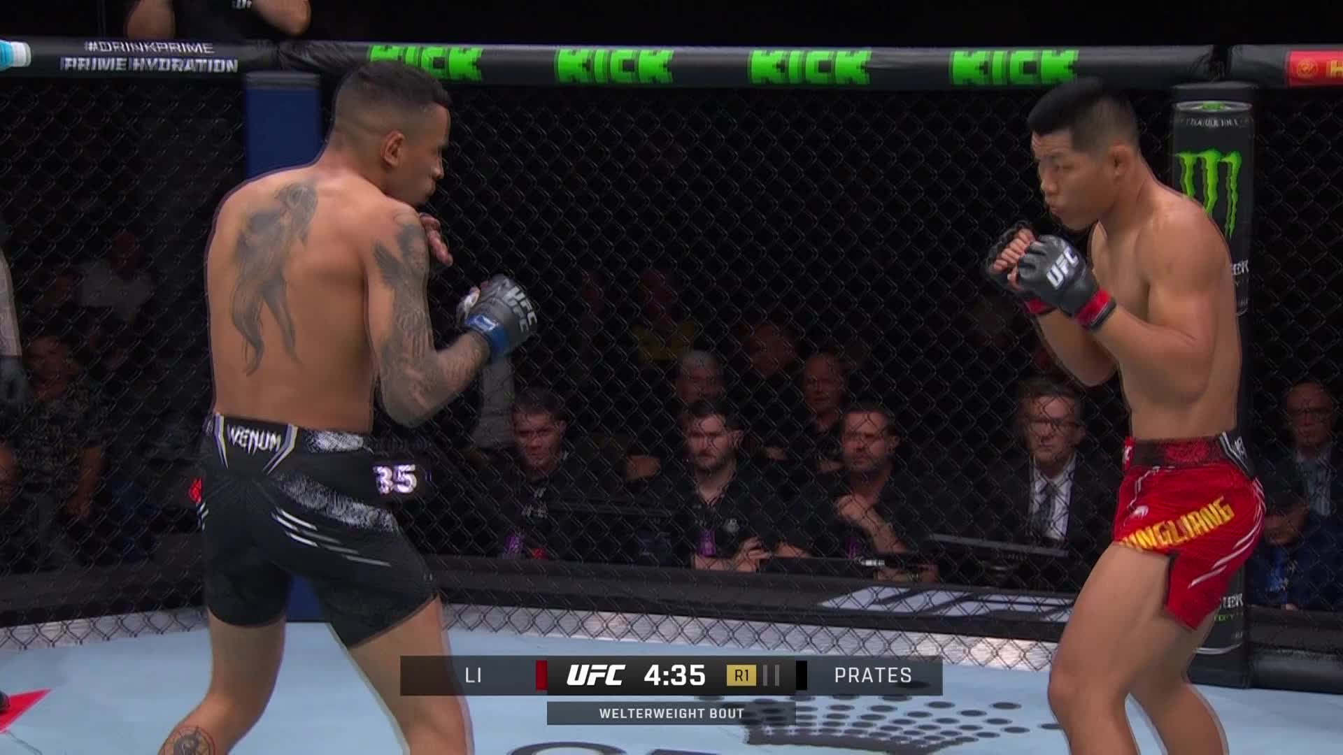 UFC305 李景亮 VS 卡洛斯·普拉特斯 清流
