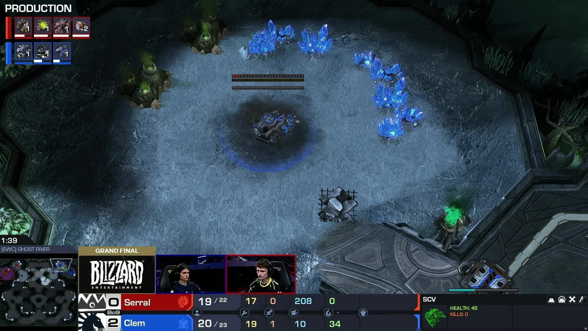 Serral vs Clem EWC星际争霸总决赛