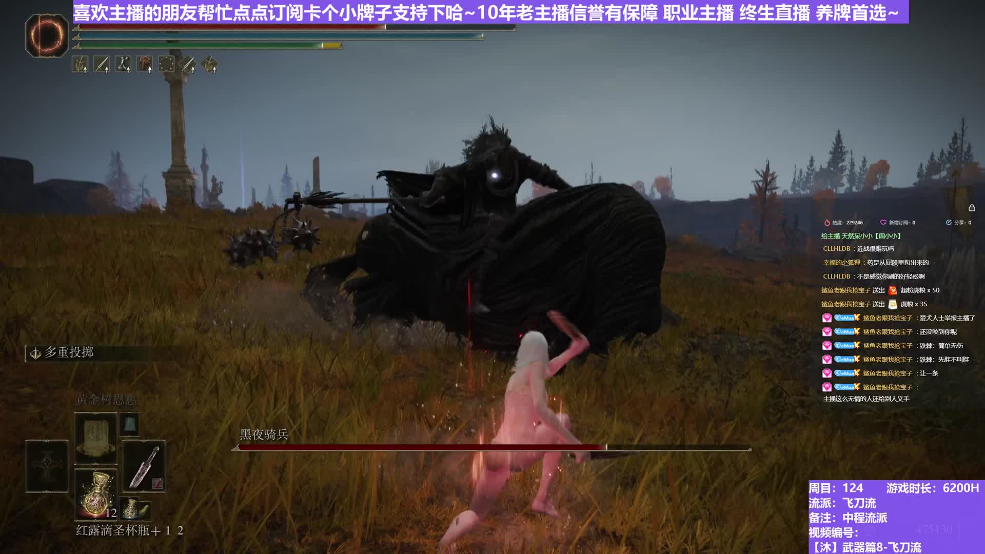 【沐】武器篇8-飞刀流番外篇10-6 夜骑6（中/进程环境：中/中）