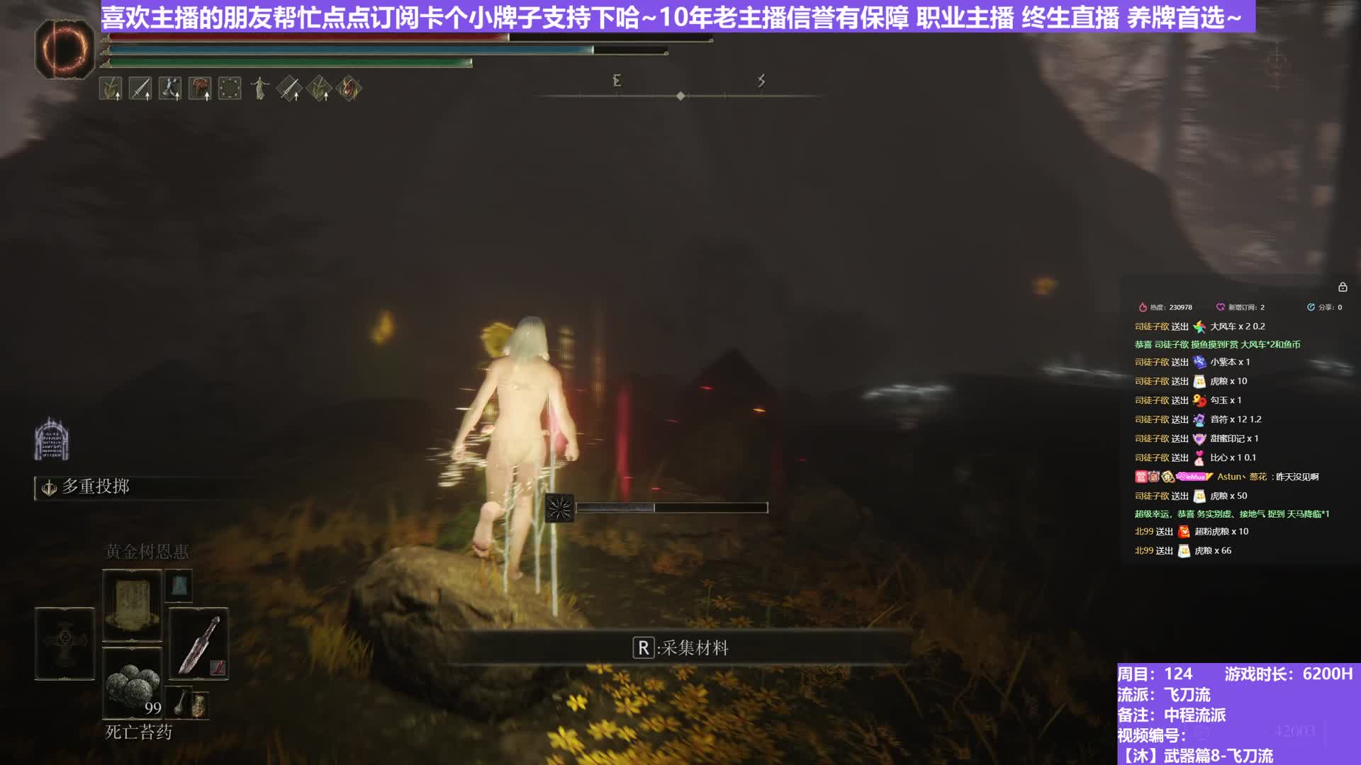 【沐】武器篇8-飞刀流番外篇76 蚯蚓脸（中/进程环境：好/中）