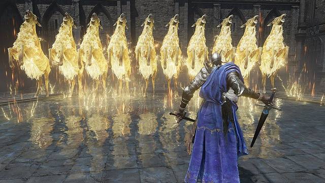 法环：10头雷电大山羊VS幽影地全BOSS