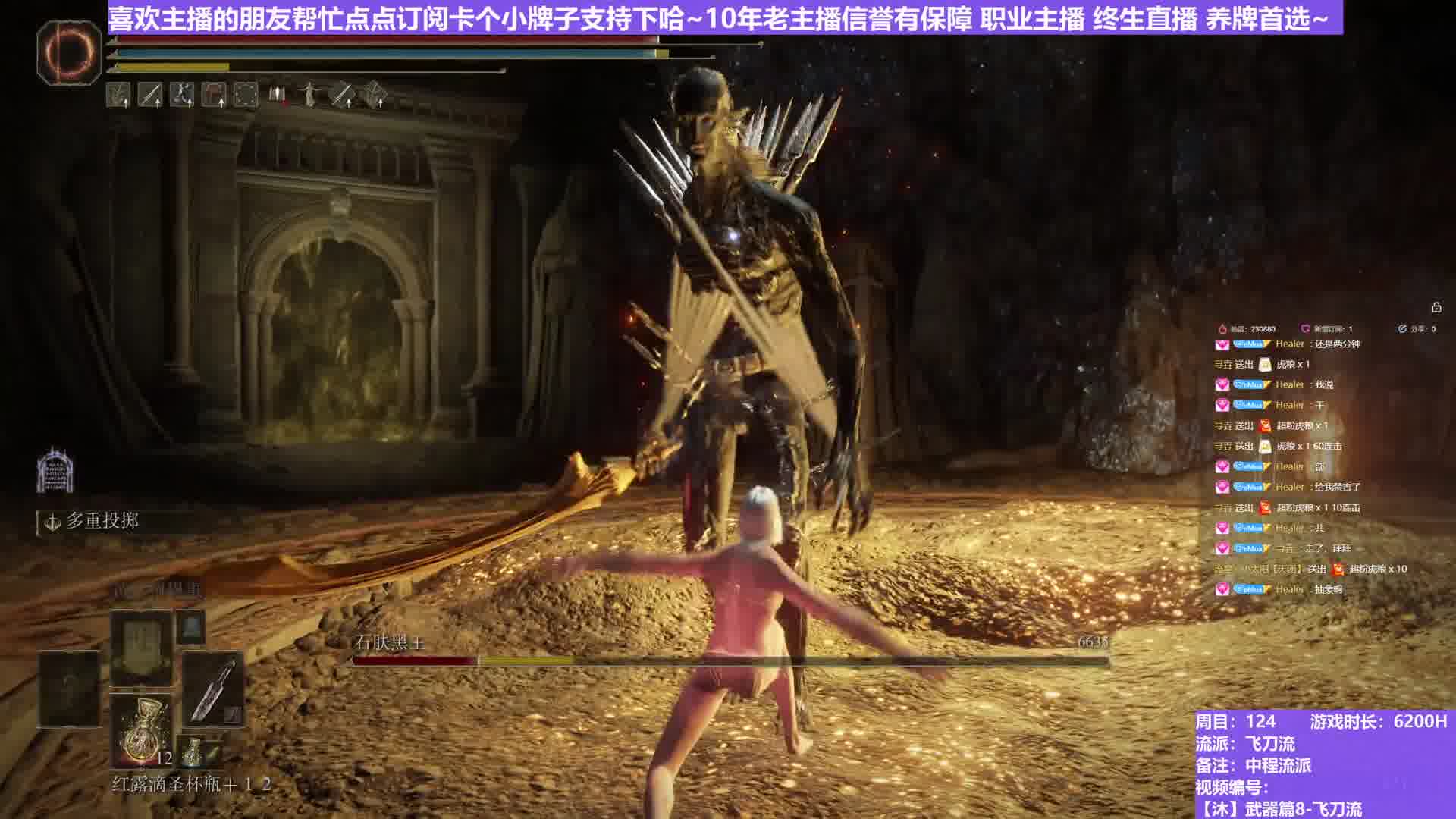 【沐】武器篇8-飞刀流番外篇38-2 黑王2（中/进程环境：中/中）