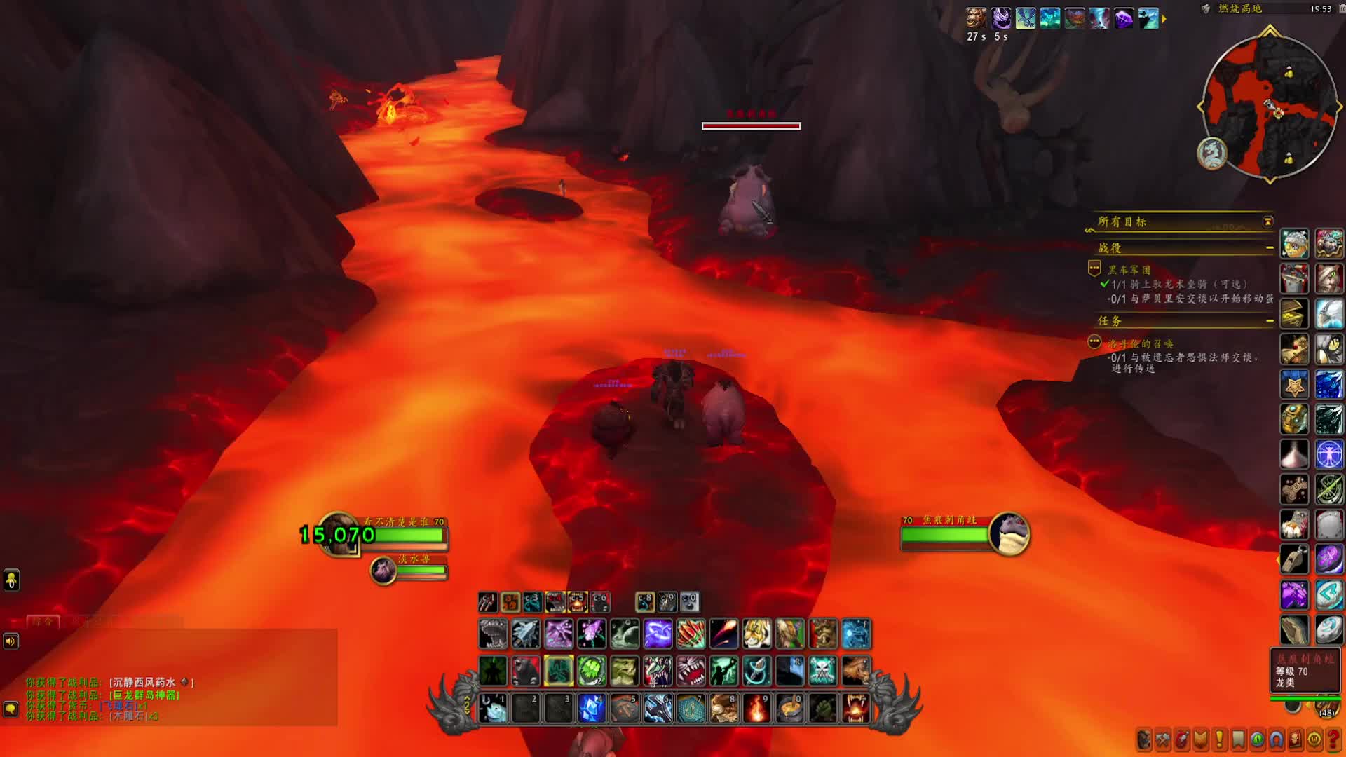 魔兽世界：巨龙群岛的宝宝抓起！火焰蜗牛，黄金鸟，大犀牛