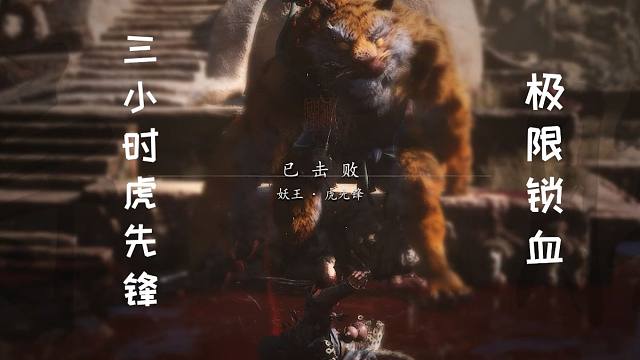 虎先锋是拼招最爽的BOSS！建议不用法术跟他爆了