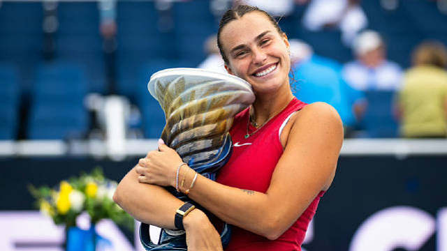 【自制集锦】2024WTA辛辛那提赛F：萨巴伦卡以6-3/7-5战胜佩古拉，终结后者单打九连胜，以未