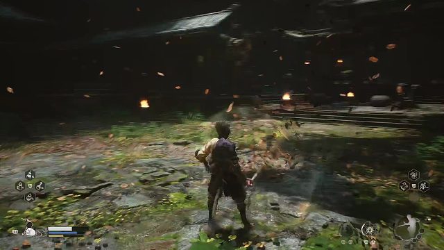 《黑神话：悟空》花棍落叶效果