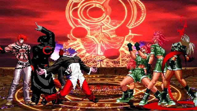 KOF Mugen 八神队 VS 丽安娜队