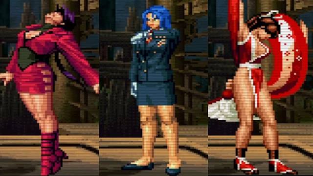 拳皇 98 UM | 女角色站姿合集 高清像素真棒