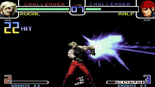 卢卡尔 bug 凯撒波 vs 拉尔夫 Tackle/宇宙幻影  KOF 2002 KOF 2002