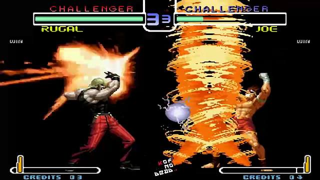 拳皇 2002 卢卡尔 凯撒波 BUG vs 东丈 龙卷勾拳