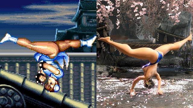 街霸 | 春丽 旋风腿进化史 (1991 - 2024)