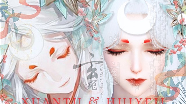 【逆水寒手游限免】今晚的月亮真是美丽呢！辉夜姬头像仿捏 清辉月影 粉丝福利