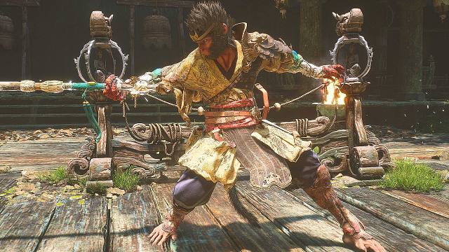 虚幻5的物理效果也太强了吧 黑神话悟空